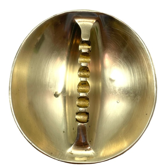Modernist Brass Ashtray, Norway, 1960s Vintage Ashtary - Picture 3 of 6